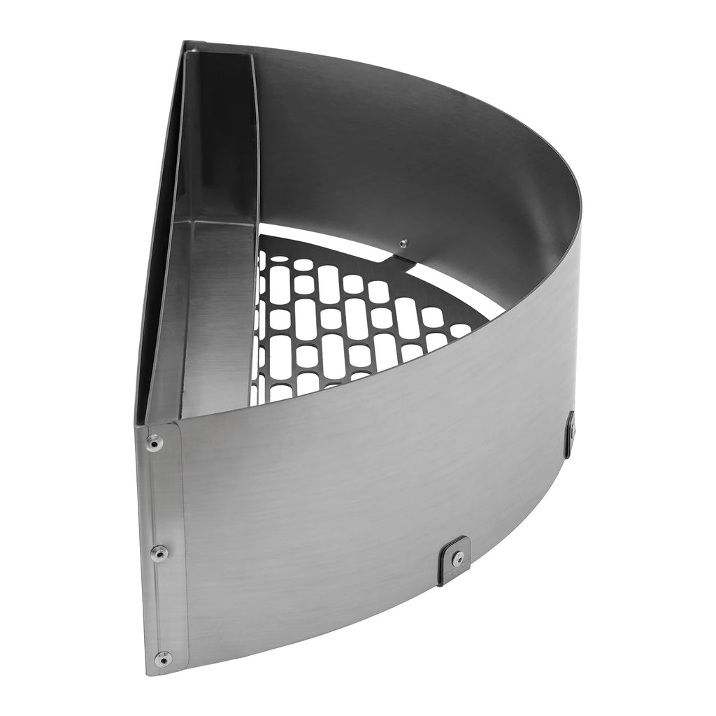 Stainless Steel Charcoal Basket with Water Pan for Kamado Grill, 2.2L Large Capacity for Slow Smoking & BBQ