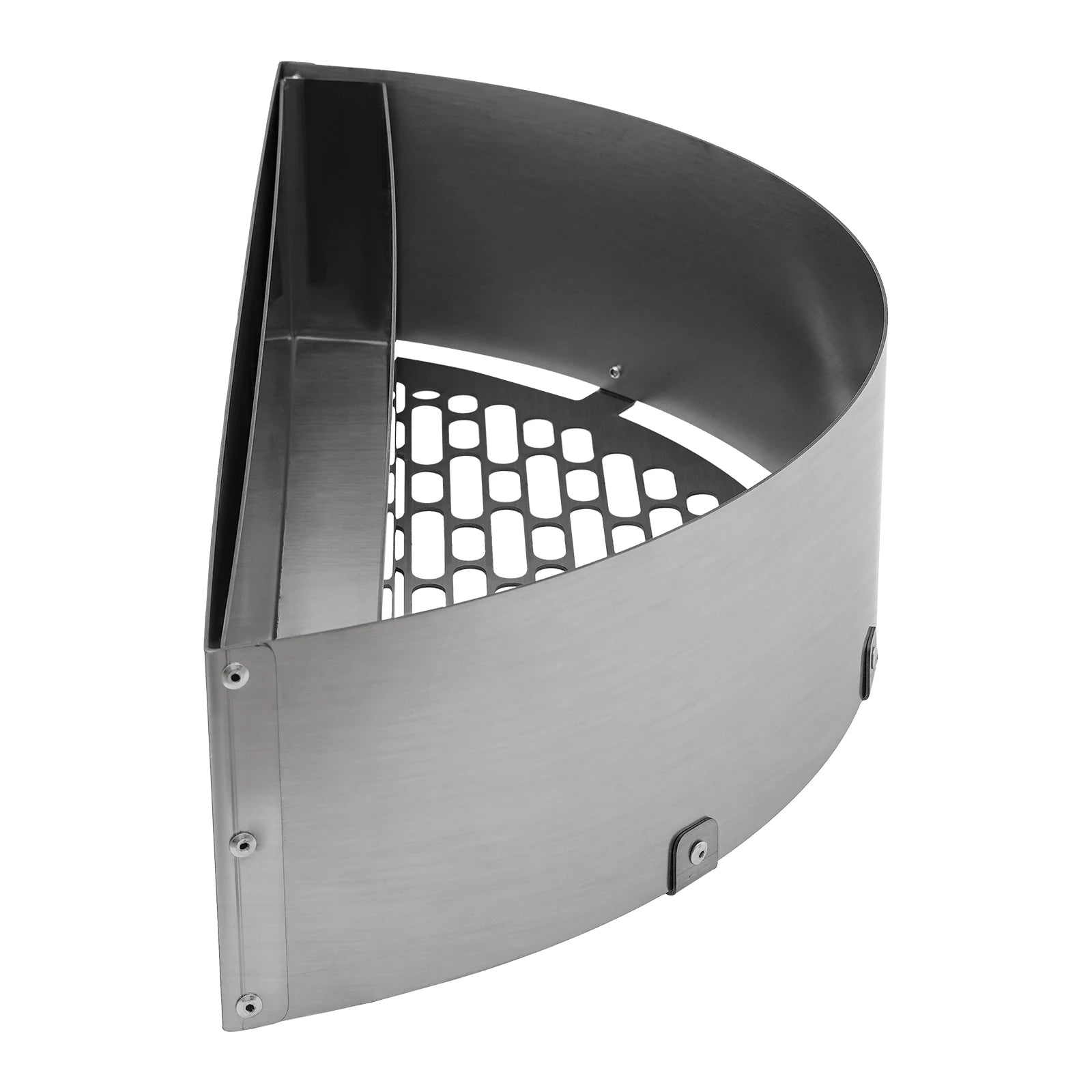 Stainless Steel Charcoal Basket with Water Pan for Kamado Grill, 2.2L Large Capacity for Slow Smoking & BBQ